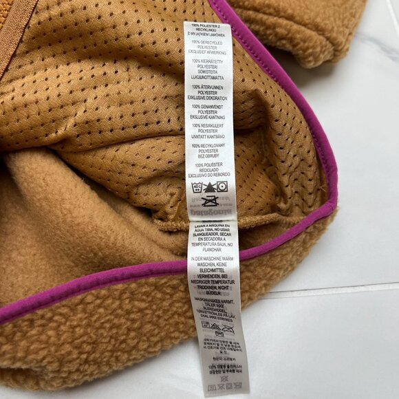 Patagonia Women's Retro Pile Fleece 'Nest Brown' Jacket 22795-NESB size XS - Picture 5 of 6